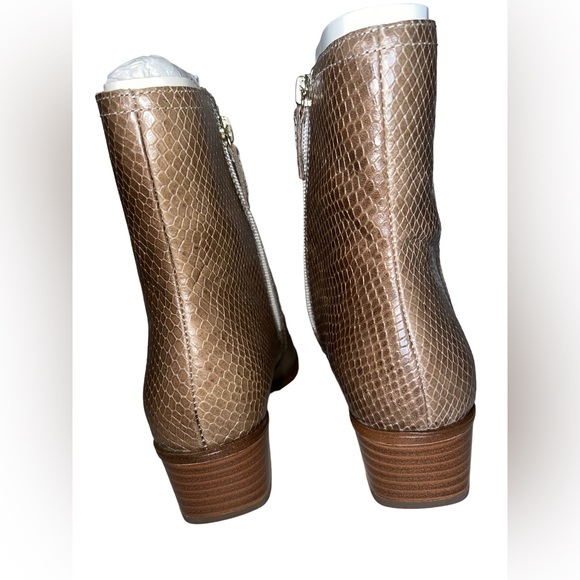 🤎 NWB! Rockport Brown Snakeskin Booties - Picture 11 of 13